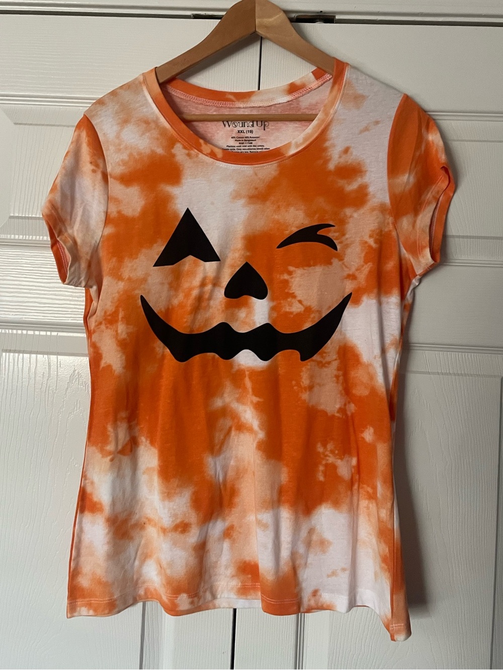 Jack-O-Lantern Tie Dye Tee